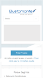 Mobile Screenshot of bustamanteasesores.com